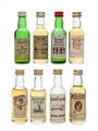 Assorted Blended Scotch Whisky Chequers, The Golfer, Hedges Butler, Highand Sporran, Monser's Choice & Widow Promise 8 x 5cl
