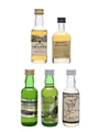 Assorted Malt Scotch Whisky Glen Fraser, Money Shoulder, Royal Curloss, Strathayr & The Whisky Trail 5 x 4.7cl-5cl
