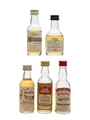 Cragganmore, Dalwhinnie, Glendullan, Glen Rothes & Inchgower 12 Year Old & 15 Year Old 5 x 5cl