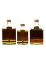 Three Barrels Rare Old French Brandy Bottled 1960s 2 x 35cl & 20cl / 40%