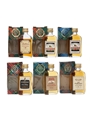 Assorted Single Malt Whisky inc. Glenlivet 12yo 100 Proof 6 x Miniature