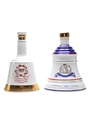 Bell's Ceramic Decanters Princess Henry & Princess Beatrice 50cl & 75cl