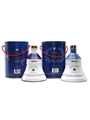 Bell's Ceramic Decanters Princess Eugenie & 90th Birthday 2 x 75cl / 43%