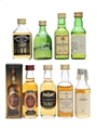 Assorted Single Malt Whisky inc. Macallan 10yo 8 x Miniature