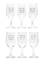 Noilly Prat Tasting Glasses  6 x 14cm