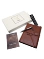 Glenfiddich 125th Anniversary Leather Notepad & Pen  