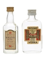 Booth's Gin & Wolfschmidt Vodka Bottled 1960s & 1970s 2 x 5cl