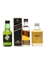 Black Bottle, Johnnie Walker Black Label, Whyte & Mackay  3 x 5cl / 40%
