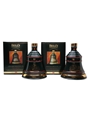 Bell's Ceramic Decanters Christmas 1994 & 1995 2 x 70cl / 40%