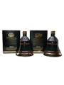 Bell's Ceramic Decanters Christmas 1994 & 1995 2 x 70cl / 40%