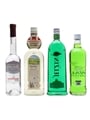 Assorted Spirits & Liqueurs Chacha, Gurktaler, Jelzin, Wald Meister 4 x 50cl-70cl