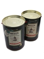 Bell's Ceramic Decanters Christmas 1989 & 1990 2 x 75cl / 43%