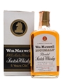 Wm Maxwell 5 Year Old Bottled 1980s - Mario Rossi 75cl / 43%