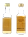 Auchentoshan Pure Malt & 10 Year Old Bottled 1980s 2 x 5cl