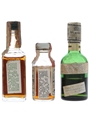 Jim Beam, Beam's Choice & Suntory Bottled 1960s 3 x 2.9cl-5cl