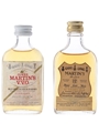 James Martin's 12 Year Old & VVO Bottled 1960s & 1970s 2 x 4cl / 43%