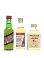 Assorted Blended Scotch Whisky Black Bottle, McCrae's & White&MacKay 3 x 3.7-5cl