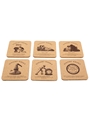 Suntory Whisky Coasters  9.3cm x 9.3cm