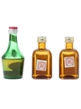 Benedictine DOM & Cointreau Bottled 1970s 3 x 3cl