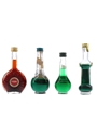 Assorted French Liqueurs Bardinet, Cusenier, Garnier 4 x 5cl