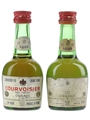 Courvoisier 3 Star Luxe Bottled 1970s-1980s 2 x 3cl / 40%