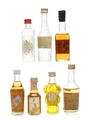 Assorted Portugese & Spanish Liqueurs Campeny, Cocal, Domuz, Fontes 7 x 3cl-5cl