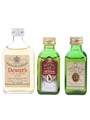 Dewar's Blends Bottled 1970s-1980s 3 x 4cl-5cl