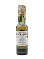 Black & White Spring Cap Bottled 1950s - Fleischmann Distilling 4.7cl / 43.4%