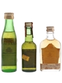 Jameson Bottled 1960s-1980s 3 x 4cl-7cl