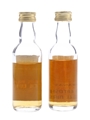 Auchentoshan Pure Malt & 10 Year Old Bottled 1980s 2 x 5cl / 40%