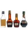 Marie Brizard Liqueurs Bottled 1930s-1940s 4 x 5cl