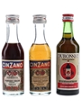 Cinzano & Dubonnet Botttled 1960s-1970s 3 x 5cl