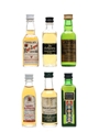 Assorted Blended Scotch Whisky Bottled 1970s-1980s - Ainslie's, Antiquary,Catto's, Hankey Bannister, House Of Commons, Passport 6 x 5cl