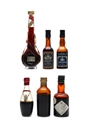 Assorted Cherry Brandy Liqueurs Bottled 1940s-1970s 6 x 3cl-5cl