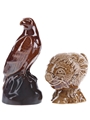 Beneagles Eagle & Haggis Ceramic Decanters  2 x 5cl / 40%
