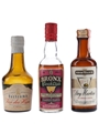 Bertam's Van Der Hum, Bronx Cocktail & Hiram Walker Martini Bottled 1950s & 1970s 3 x 5cl-5.9cl