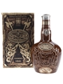 Royal Salute 21 Year Old Bottled 1970s - Brown Spode Ceramic Decanter 75.7cl / 40%