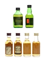 Black Bottle, Chivas Regal & Seagram's  6 x 5cl