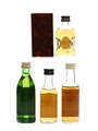 Assorted Speyside Single Malts Cardhu, Glenfiddich, Glen Grant & Tamdhu 4 x 5cl