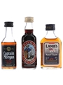 Captain Morgan, Lamb's & Sea Dog  3 x 5cl