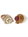 Beneagles Haggis & Lindisfarne Rob Roy McGregor Ceramic Decanters 2 x 5cl / 40%