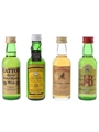 Assorted Blended Scotch Whisky Bottled 1970s-1980s - Catto's, Cutty Sark, Famous Grouse & J&B 4 x 5cl