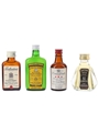 Assorted Blended Scotch Whisky Bottled 1970s - Ballantine's, Crawford's, Cutty Sark & Something Special 4 x 5cl / 40%
