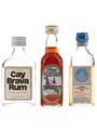Cay Brava, Mercurio & Santa Maria Rum Bottled 1970s 3 x 5cl