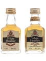 White Heather 5 Year Old & 8 Year Old Bottled 1970s 2 x 4.7cl / 43%