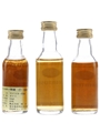 Auchentoshan 5 Year Old & 10 Year Old Bottled 1980s 3 x 5cl