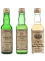 J G Thomson Blends Bottled 1960s-1970s - Thomson's JGT & Modern Wine Cellars 3 x 4cl-5cl