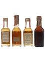 Hiram Walker & OFC Canadian Whisky Bottled 1960s-1970s 4 x 4.7cl