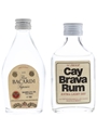 Bacardi & Cay Brava Rum Bottled 1970s 2 x 5cl / 40%