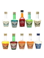 De Kuyper Liqueurs Bottled 1970s 10 x 3cl-3.5cl